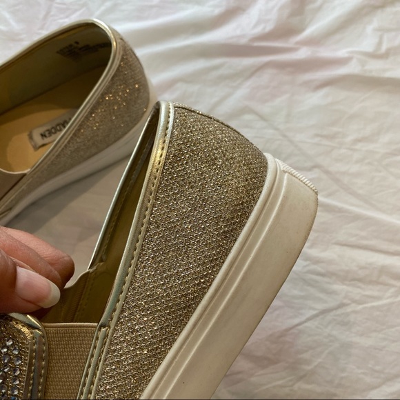 Steve Madden Crystal Slip ons SZ 9 style Ester in Beige - Picture 9 of 16